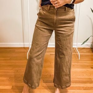 Everlane Wide Leg Denim Pants